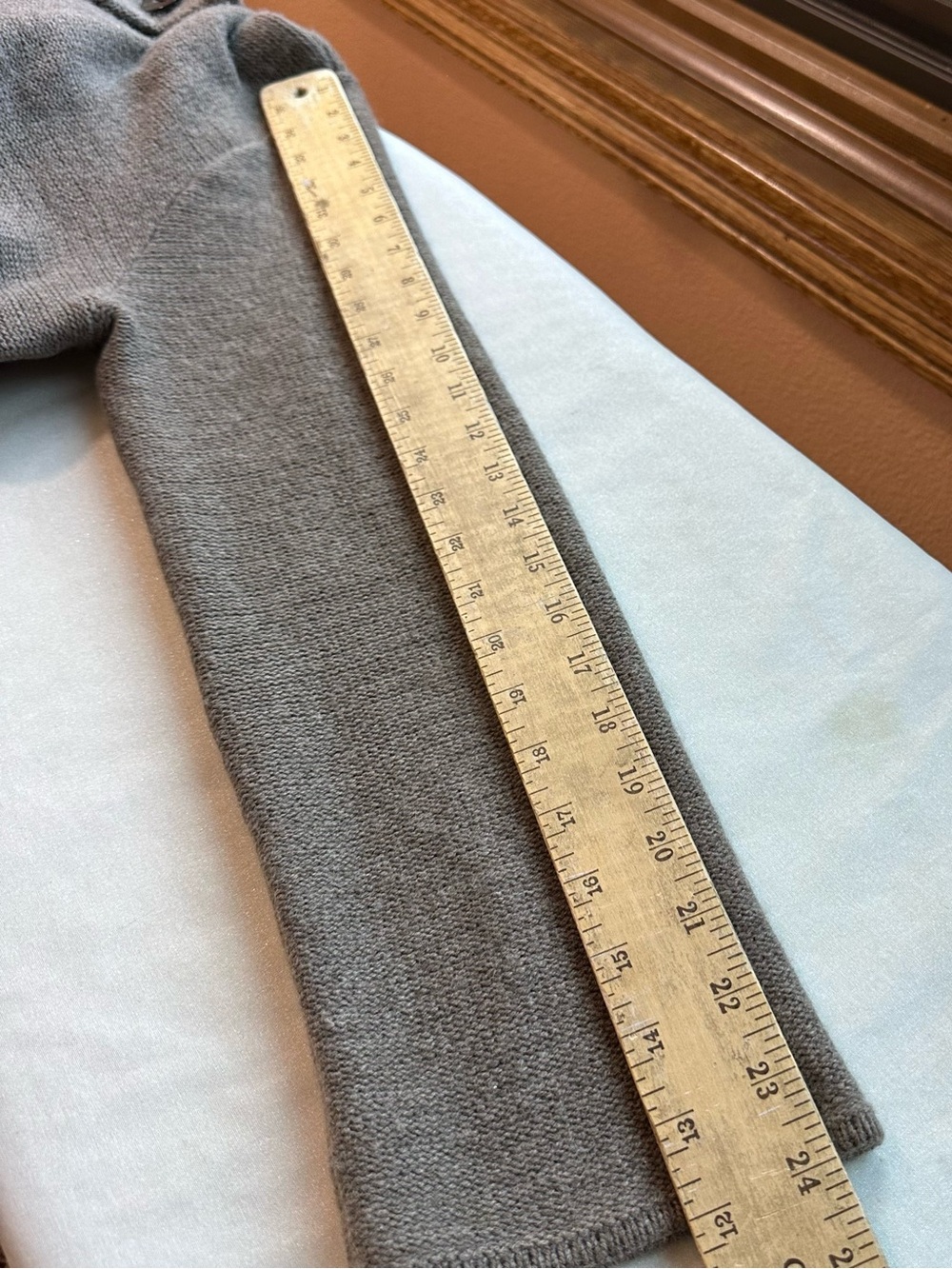 Nordstrom Collection 100% Cashmere Open Cardigan Jacket Size L One Button Preppy - Picture 15 of 16